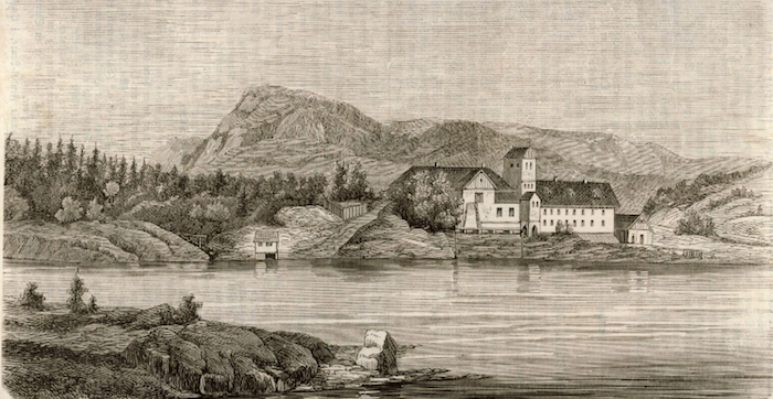 Gamle bygg i Sandvika - Gårdsanlegget Kjørbo