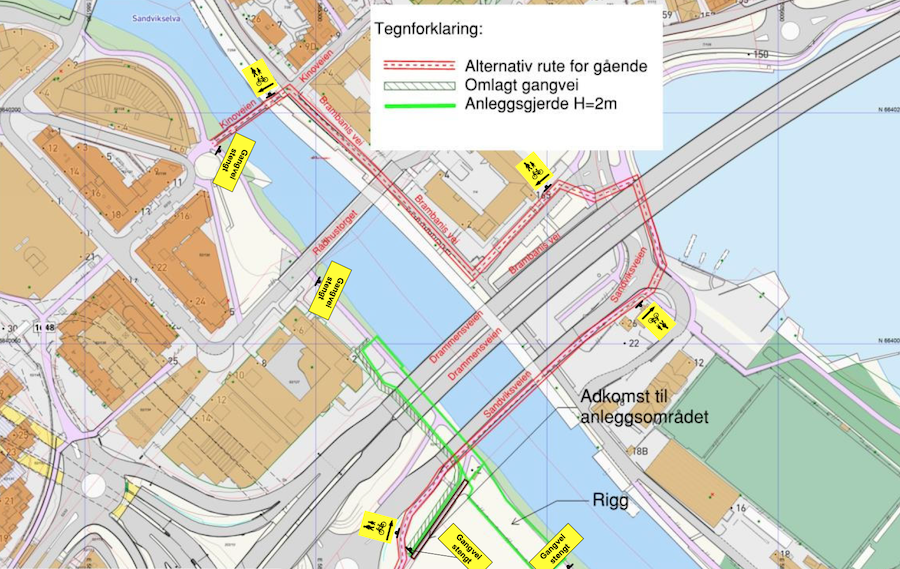 Ny vannforsyning til Fornebu berører Sandvika 