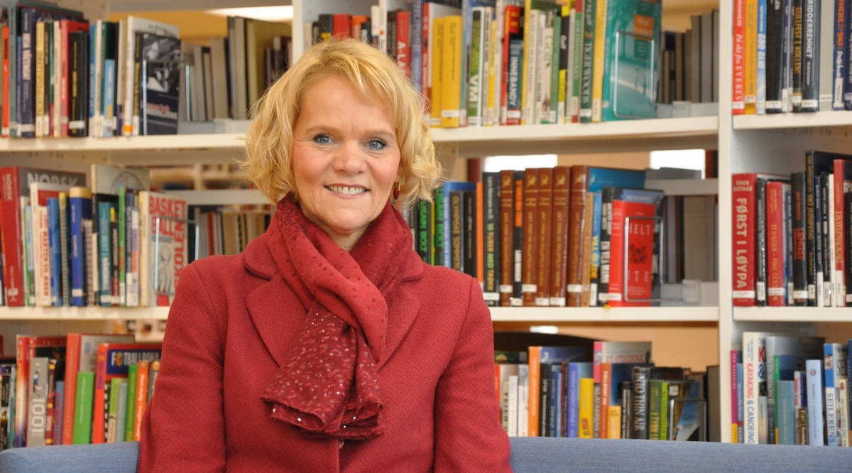 Pop-up bibliotek i Kunnskapssenteret